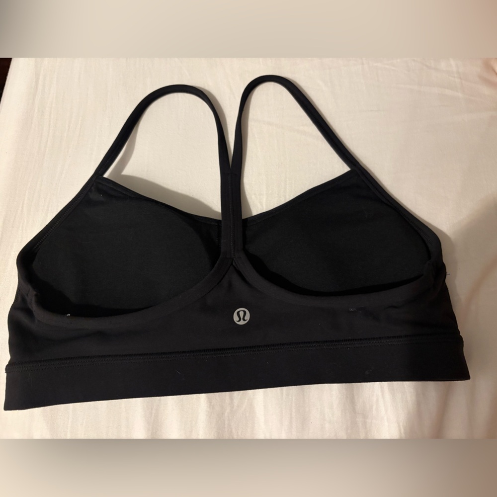 lululemon athletica Classic Black Sports Bra Size 10 (large) with padding